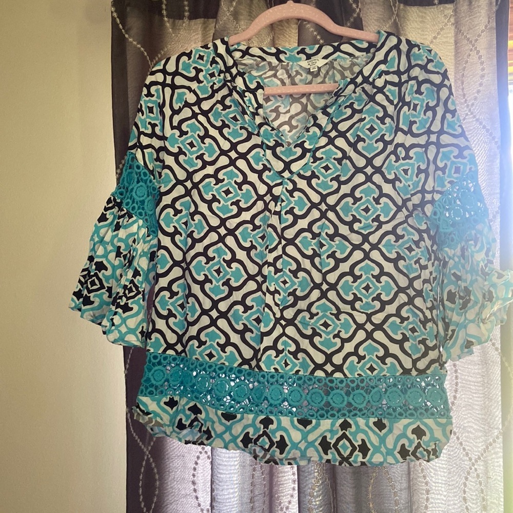 WOMENS PETITE BLOUSE